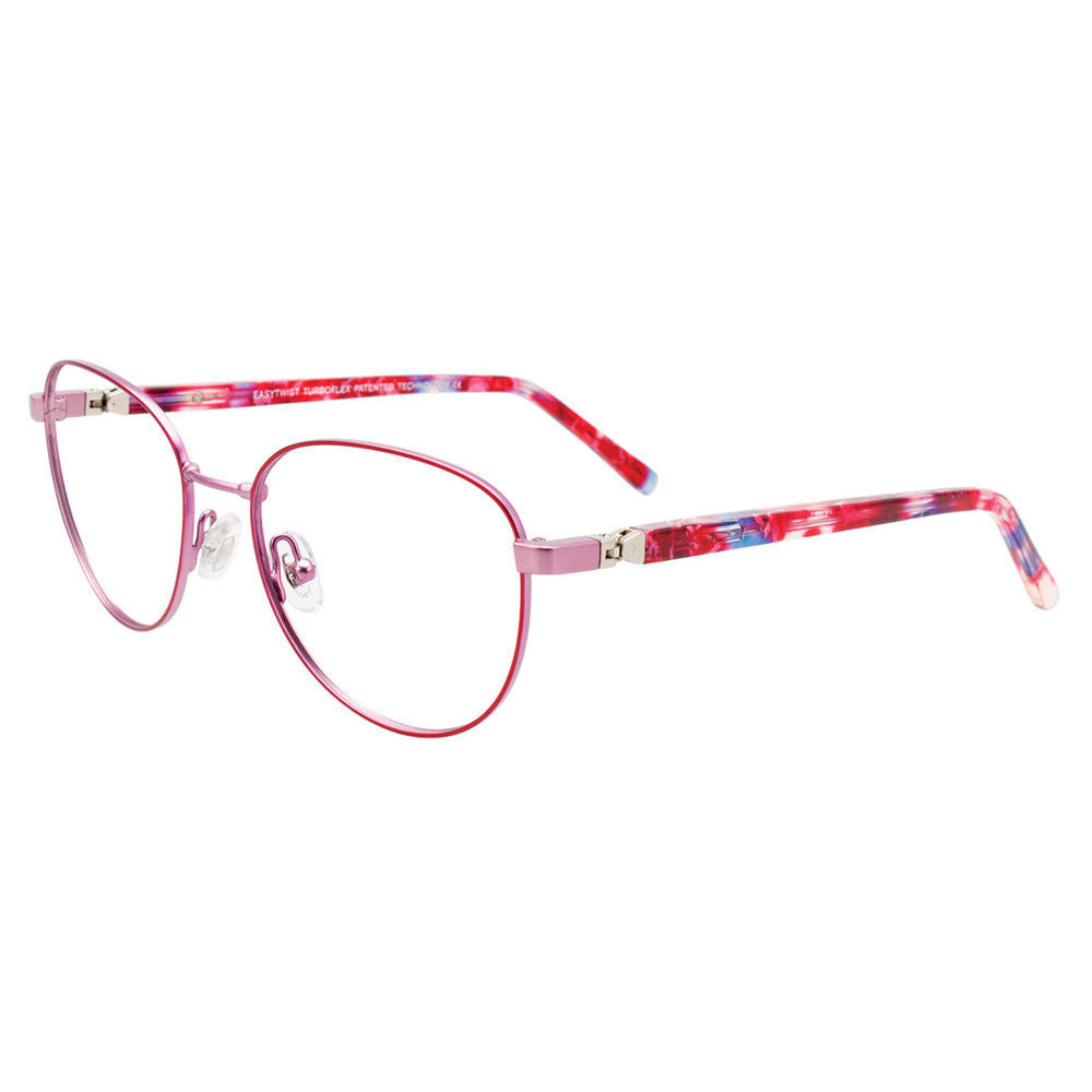 EASYTWIST ET9000 Eyeglasses 030 Satin Red   Light Pink 48mm